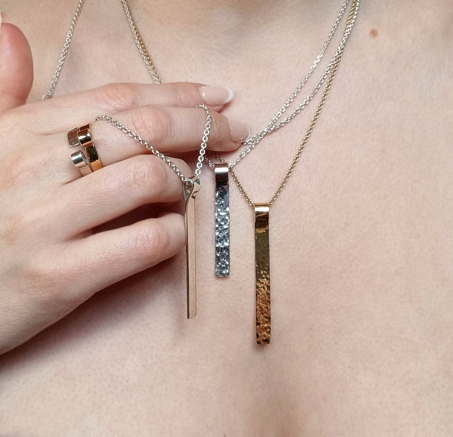 "SERENE" HALSBAND 925 SILVER MINDRE