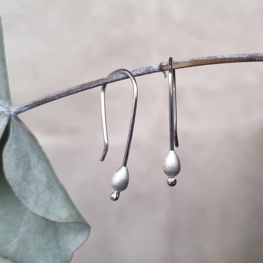 "FROSTAD DROPPE" ÖRHÄNGEN 925 SILVER KORTA